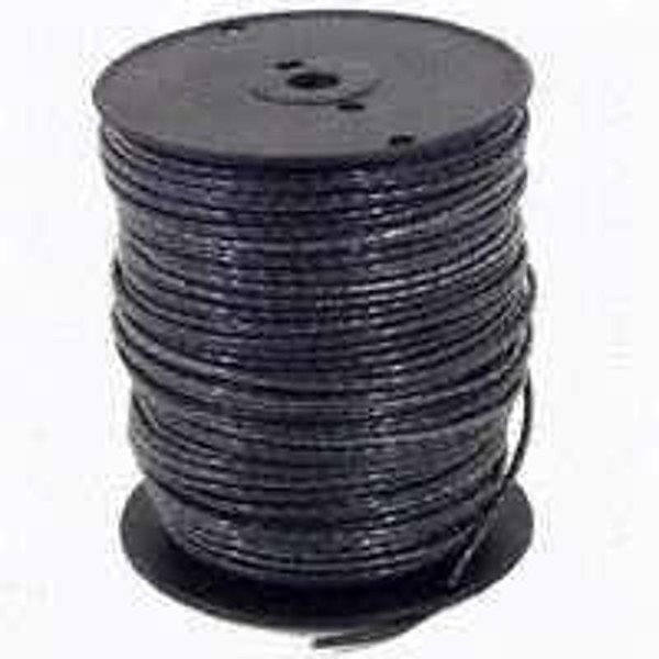 Southwire Building Wire, 3 AWG Wire, 1 Conductor, 500 ft L, Copper Conductor, Thermoplastic Insulation 3BK-STRX500